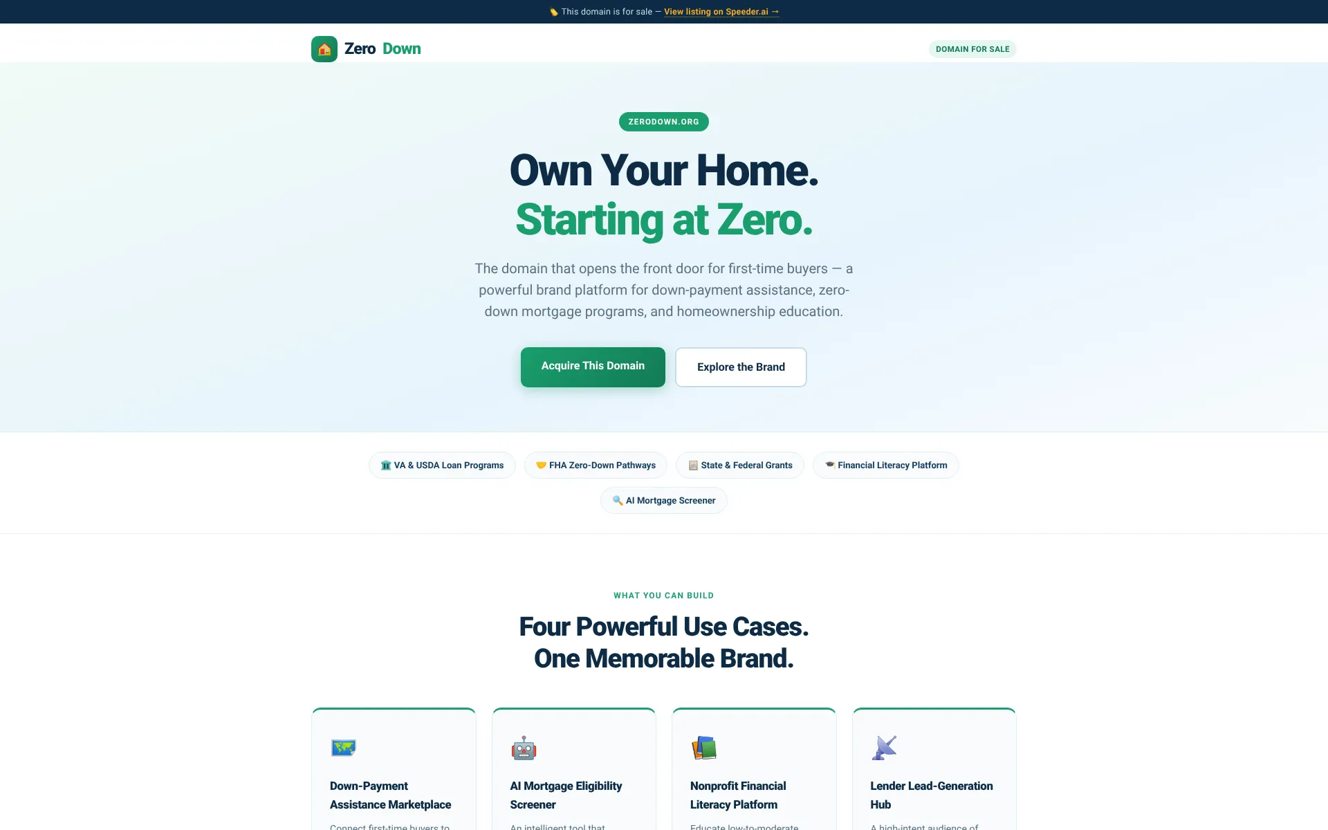 ZeroDown preview