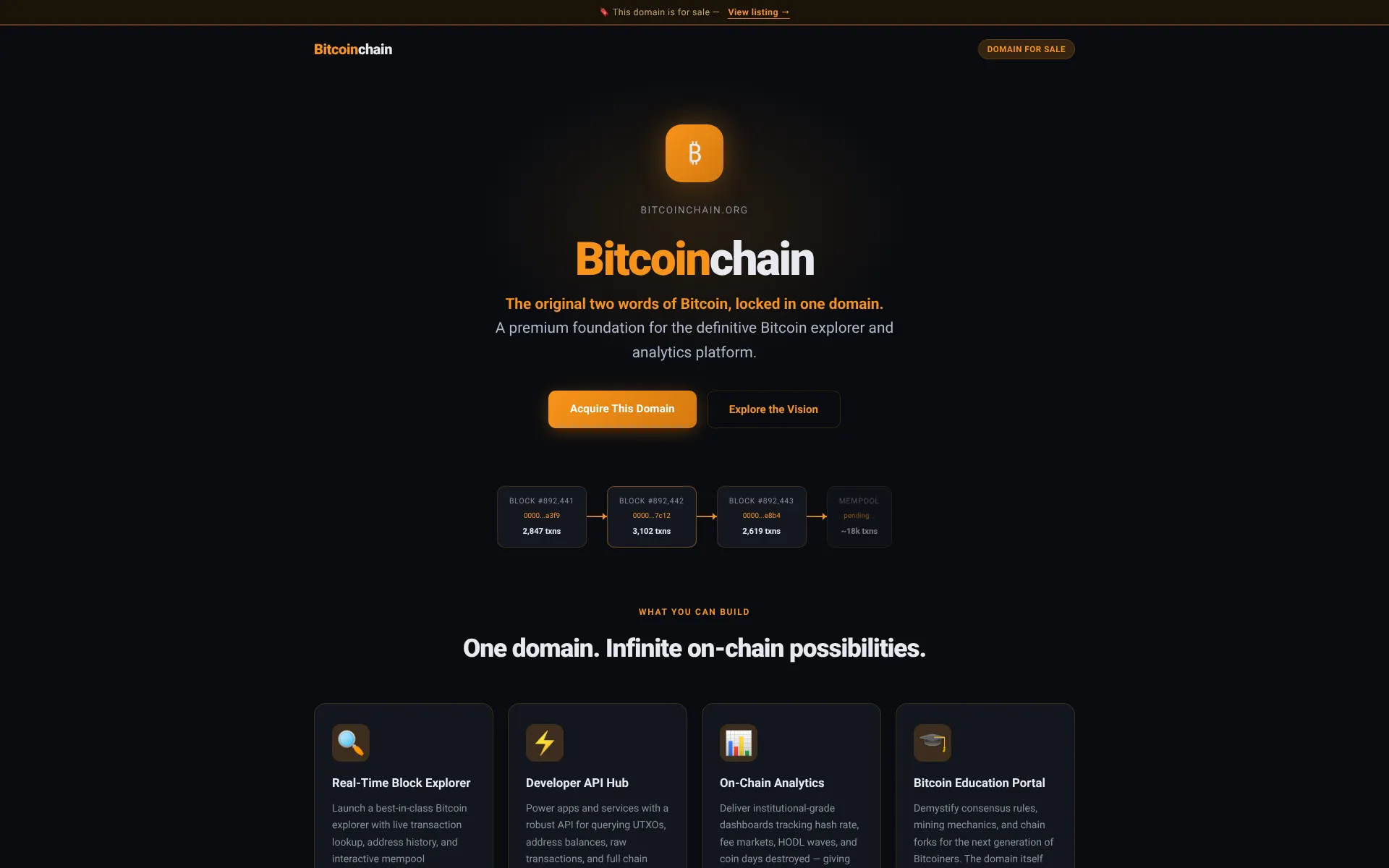 Bitcoinchain preview