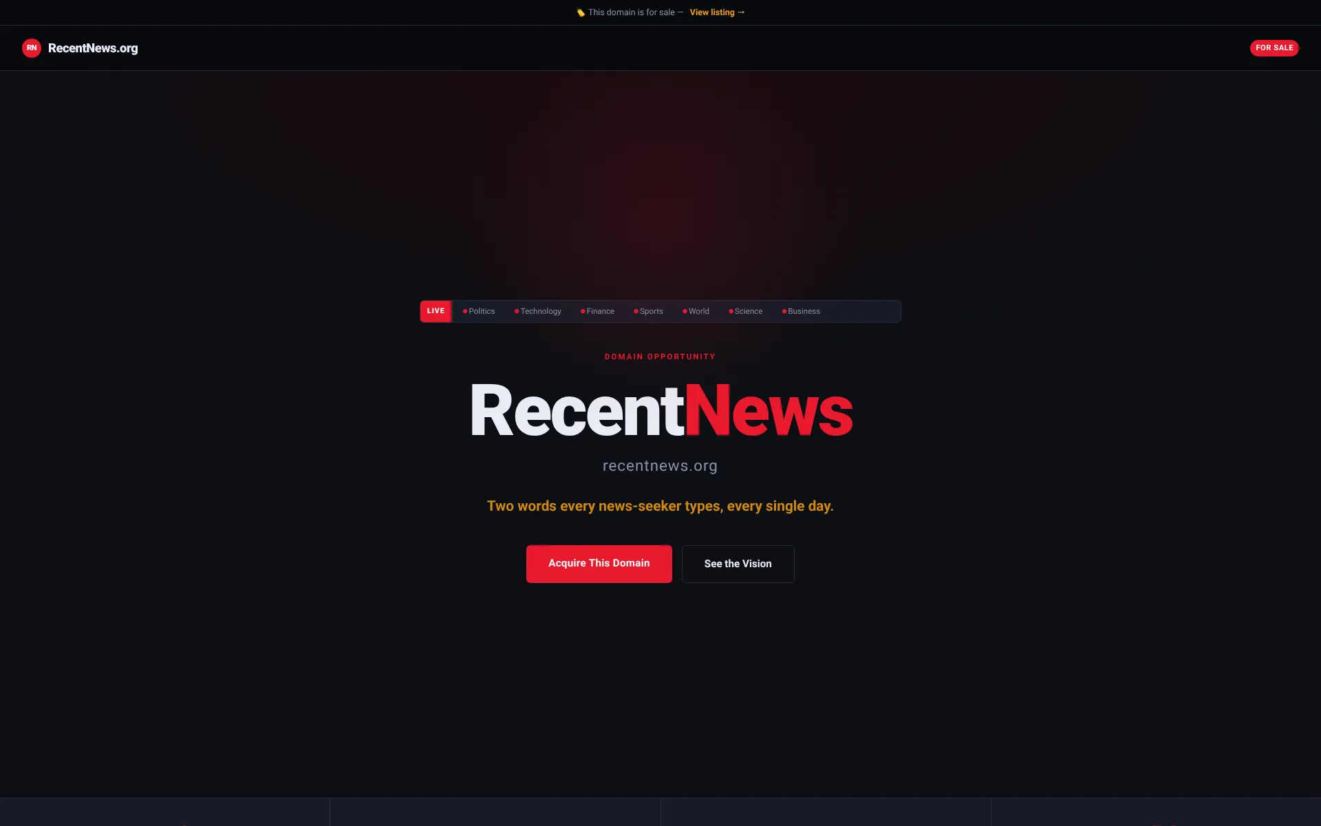 Recent News preview